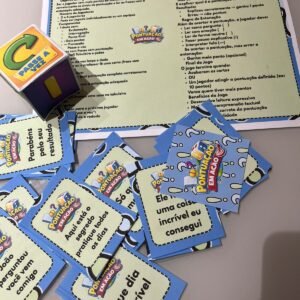 Pontuação em Ação — Jogo Pedagógico com Dado e Cartas