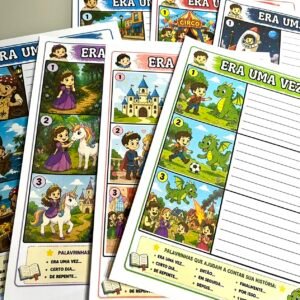 Era Uma Vez... — Kit de Fichas para Produção de Texto com Sequência de Imagens