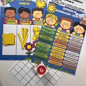 Jogo Não Pode 10 — Sistema de Numeração Decimal com Material Dourado e Quadro de Valor de Lugar